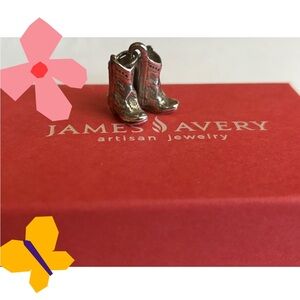 James Avery Silver Western Boot Charm